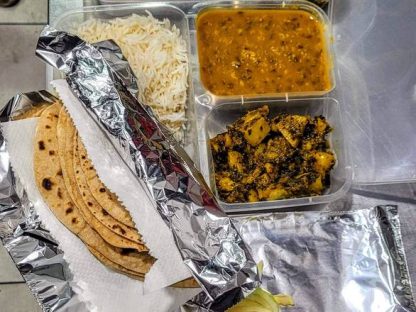 Standard Thaali with two curries